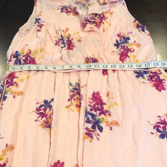 Ava & Viv Floral Pink High-Lo dress - Picture 9 of 12